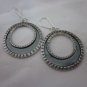 Thai Hill Tribe Earrings Fine Silver Tribal BOHO Trendy Gypsy Round