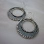 Thai Hill Tribe Earrings Fine Silver Tribal BOHO Trendy Gypsy Round