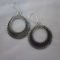 Thai Hill Tribe Earrings Fine Silver Tribal BOHO Trendy Gypsy Round