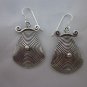Thai Hill Tribe Earrings Fine Silver Gypsy BOHO Tribal Hipster Spirale ER114