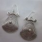 Thai Hill Tribe Earrings Fine Silver Gypsy BOHO Tribal Hipster Spirale ER114