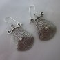 Thai Hill Tribe Earrings Fine Silver Gypsy BOHO Tribal Hipster Spirale ER114