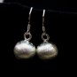Thai Hill Tribe Earrings Fine Silver Tribal translucent ball drop dangle ER171
