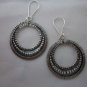 Thai Hill Tribe Earrings Fine Silver BOHO Vintage Hipster Gypsy Style