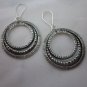 Thai Hill Tribe Earrings Fine Silver BOHO Vintage Hipster Gypsy Style