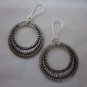Thai Hill Tribe Earrings Fine Silver BOHO Vintage Hipster Gypsy Style