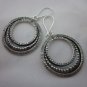 Thai Hill Tribe Earrings Fine Silver BOHO Vintage Hipster Gypsy Style