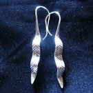 Fine Earrings Hill tribe Solid Silver Karen tribal Twist Leaves Amazoness Styles