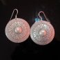 Thai Hill Tribe Earrings Fine Silver Engraved Ohrringe Schmuck Argento ER182