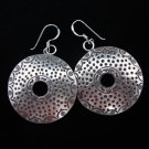 Thai Hill Tribe Earrings Fine Silver Round Dots Classic Vintage Styles