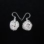Thai Hill Tribe Earrings Fine Silver karen tribal Nest wire ball ER36