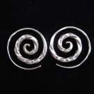 Thai Hill Tribe Earrings Fine Silver Spirale ohrringe Argento ORECCHINI ER39