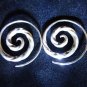 Thai Hill Tribe Earrings Fine Silver Spirale ohrringe Argento ORECCHINI ER39