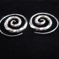 Thai Hill Tribe Earrings Fine Silver Spirale ohrringe Argento ORECCHINI ER39