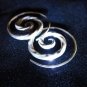 Thai Hill Tribe Earrings Fine Silver Spirale ohrringe Argento ORECCHINI ER39