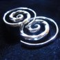 Thai Hill Tribe Earrings Fine Silver Spirale ohrringe Argento ORECCHINI ER39