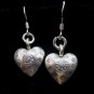Thai Hill Tribe Earrings Fine Silver Ohrringe Schmuck Argento Tribal Heart Mind