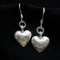 Thai Hill Tribe Earrings Fine Silver Ohrringe Schmuck Argento Tribal Heart Mind