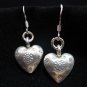 Thai Hill Tribe Earrings Fine Silver Ohrringe Schmuck Argento Tribal Heart Mind