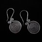 Thai Hill Tribe Earrings Fine Silver Ohrringe Fashion Spiral Coil ER150