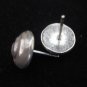 Thai Hill Tribe Earrings Fine Silver STUD Spiral Shell Ohrringe Argento ER181