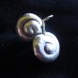 Thai Hill Tribe Earrings Fine Silver Handmade Spiral snails sea shells