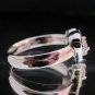 Fashion Stainless Steel Ring Size 8 Woman CZ Heart love Wedding anello ringe 6