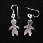 Fine Silver Earrings Ohrringe Schmuck Argento Lover Gemini Human Couple Wedding