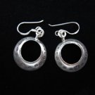 Thai Hill Tribe Earrings Fine Silver Genuine jewelry BOHO Round Mhong