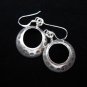Thai Hill Tribe Earrings Fine Silver Genuine jewelry BOHO Round Mhong