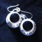 Thai Hill Tribe Earrings Fine Silver Genuine jewelry BOHO Round Mhong