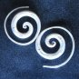Thai Hill Tribe Earrings Fine Silver Spirale Silber ohrringe della ORECCHINI