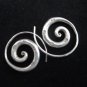 Thai Hill Tribe Earrings Fine Silver Spirale Silber ohrringe della ORECCHINI