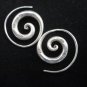 Thai Hill Tribe Earrings Fine Silver Spirale Silber ohrringe della ORECCHINI