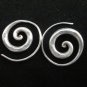 Thai Hill Tribe Earrings Fine Silver Spirale Silber ohrringe della ORECCHINI