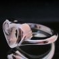 Fashion Stainless Steel Ring Size 8 Woman Wedding Heart CZ anello ringe 7