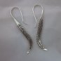 Thai Hill Tribe Earrings Fine Silver Fern leaf اÙÙØ¬ÙÙØ±Ø§Øª Ø£ÙØ±Ø§Ø· ÙØ¶Ø© ER102