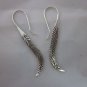 Thai Hill Tribe Earrings Fine Silver Fern leaf اÙÙØ¬ÙÙØ±Ø§Øª Ø£ÙØ±Ø§Ø· ÙØ¶Ø© ER102