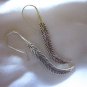 Thai Hill Tribe Earrings Fine Silver Fern leaf اÙÙØ¬ÙÙØ±Ø§Øª Ø£ÙØ±Ø§Ø· ÙØ¶Ø© ER102