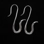Thai Hill Tribe Earrings Fine Silver Snake Delicate New Ohrringe Silber ER154