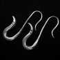 Thai Hill Tribe Earrings Fine Silver Snake Delicate New Ohrringe Silber ER154