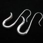 Thai Hill Tribe Earrings Fine Silver Snake Delicate New Ohrringe Silber ER154