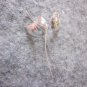 Thai Hill Tribe Earrings Fine Silver Dangle Long Hooks Curve CS1412594333