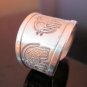 Fine Silver Rings Hill tribe Karen Argento Anello Band Elephant Engraved L17