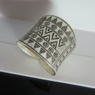 Fine Silver Rings Hill tribe Karen Argento Anello Band Tribal Engraved L32