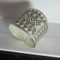 Fine Silver Rings Hill tribe Karen Argento Anello Band Tribal Engraved L32