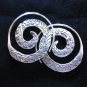 Thai Hill Tribe Earrings Fine Silver Argento ORECCHINI Spirale ohrringe ER38