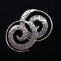Thai Hill Tribe Earrings Fine Silver Argento ORECCHINI Spirale ohrringe ER38