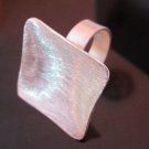 Fine Silver Rings Hill tribe Karen Argento Anello Square Kite Craft Jewelry L10