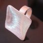 Fine Silver Rings Hill tribe Karen Argento Anello Square Kite Craft Jewelry L10